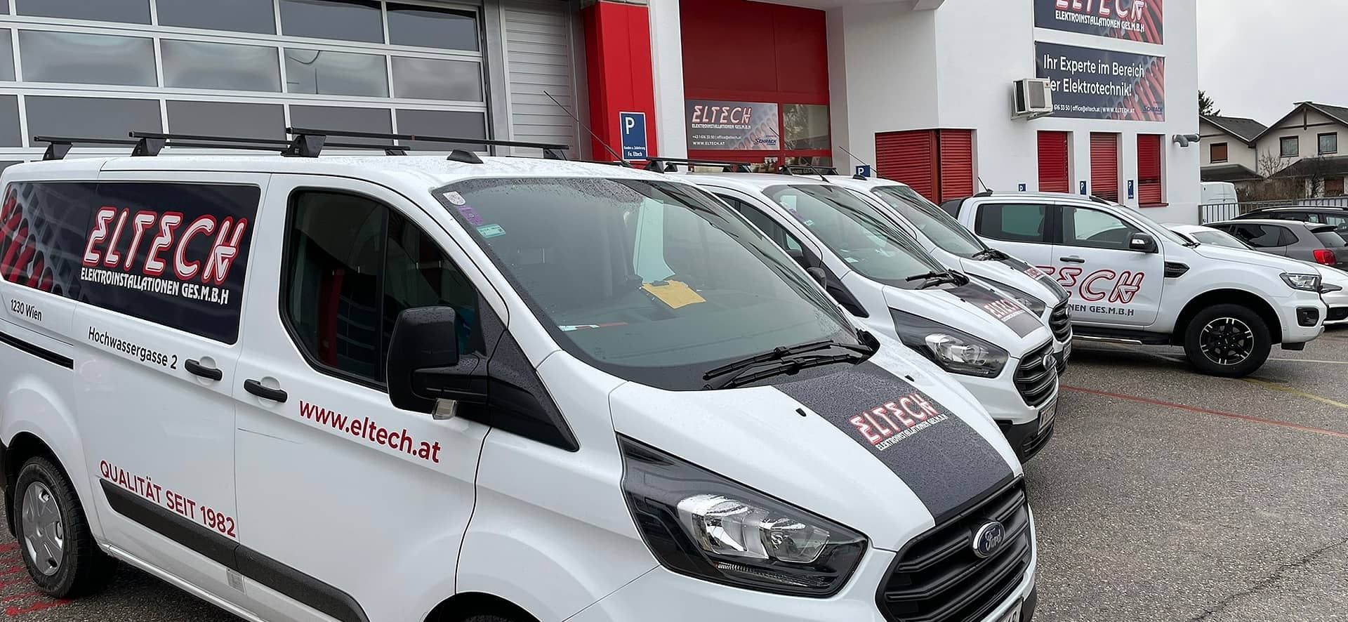 Fuhrpark von Eltech Elektroinstallationen